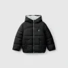 Padded jacket with teddy interior