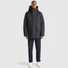 Padded parka in nylon