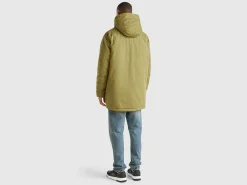 Padded parka in nylon