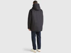 Padded parka in nylon