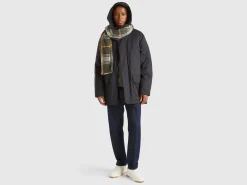 Padded parka in nylon
