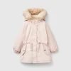 Padded parka with drawstring