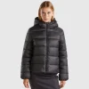 Padded puffer jacket with recycled wadding