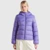 Padded puffer jacket with recycled wadding
