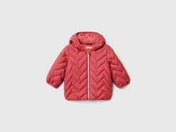Padded puffer jacket with ear flaps