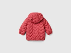 Padded puffer jacket with ear flaps