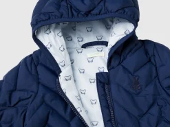 Padded puffer jacket with ear flaps