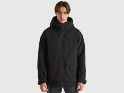 Padded short parka