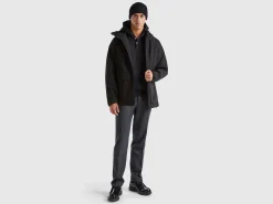 Padded short parka