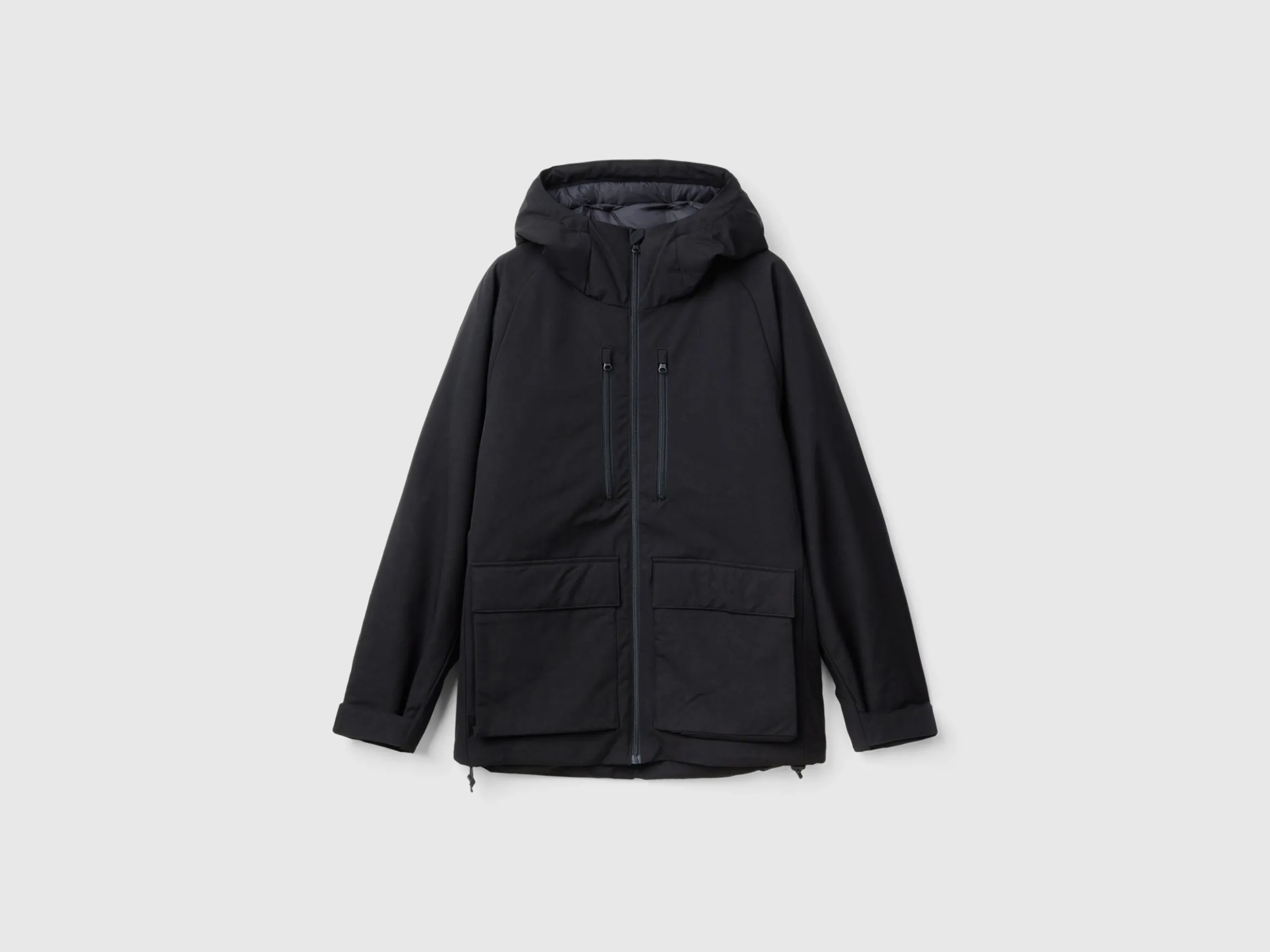 Padded short parka
