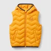 Padded vest with hood