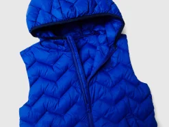 Padded vest with hood