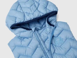 Padded vest with hood