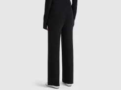 Palazzo trousers with lurex