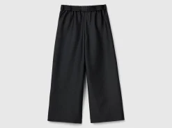 Palazzo trousers with sash