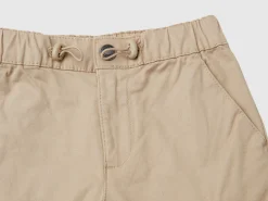 Parachute trousers in stretch cotton