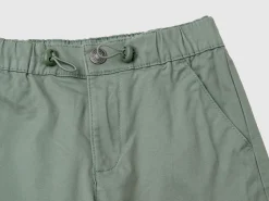 Parachute trousers in stretch cotton