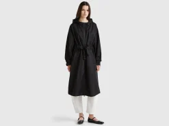 Parka in cotton and nylon "Rain Defender" blend