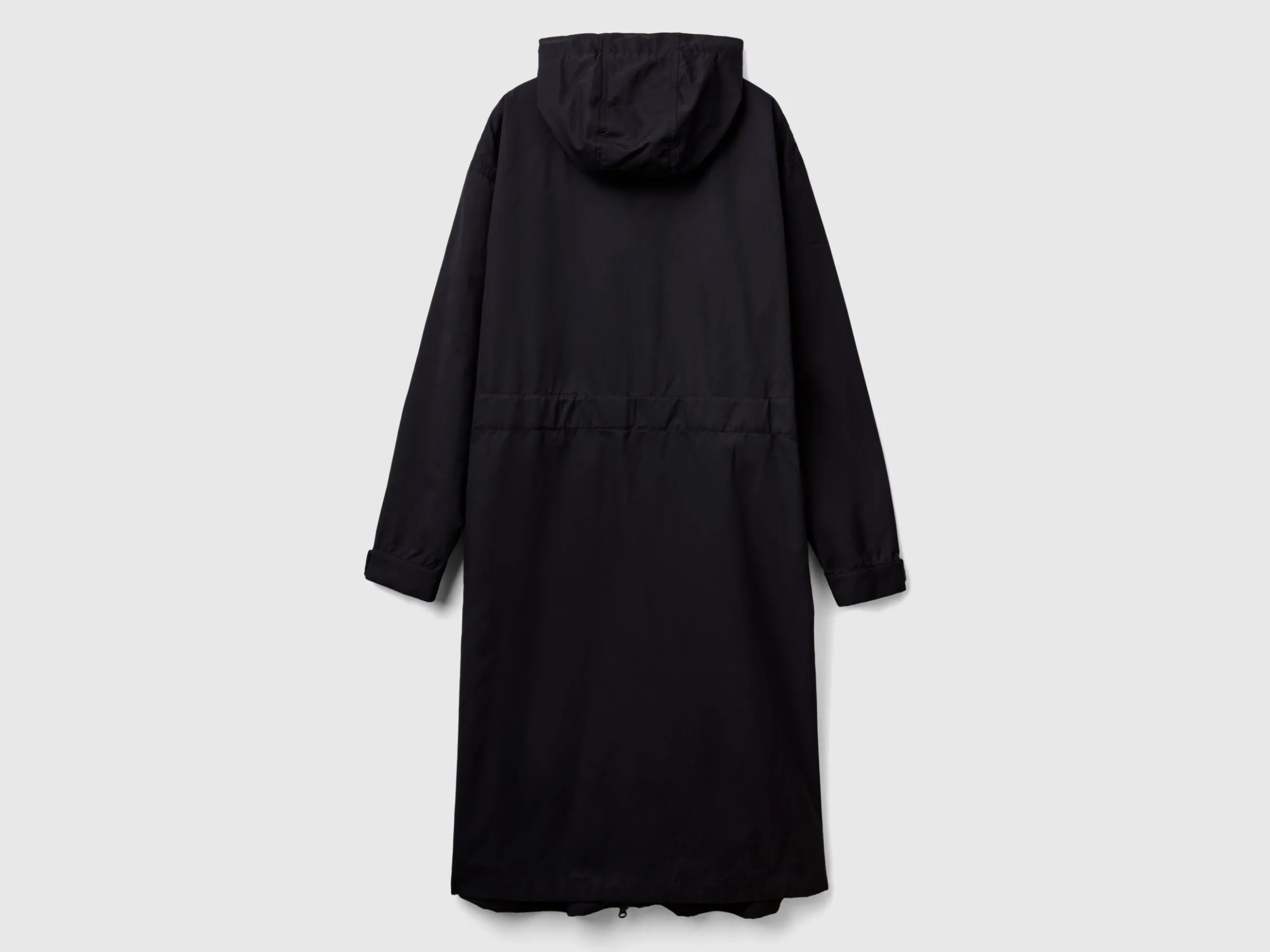 Parka in cotton and nylon "Rain Defender" blend