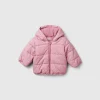Patterned jacket with zip and hood