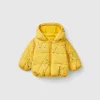 Patterned jacket with zip and hood
