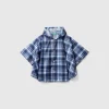Patterned rain poncho