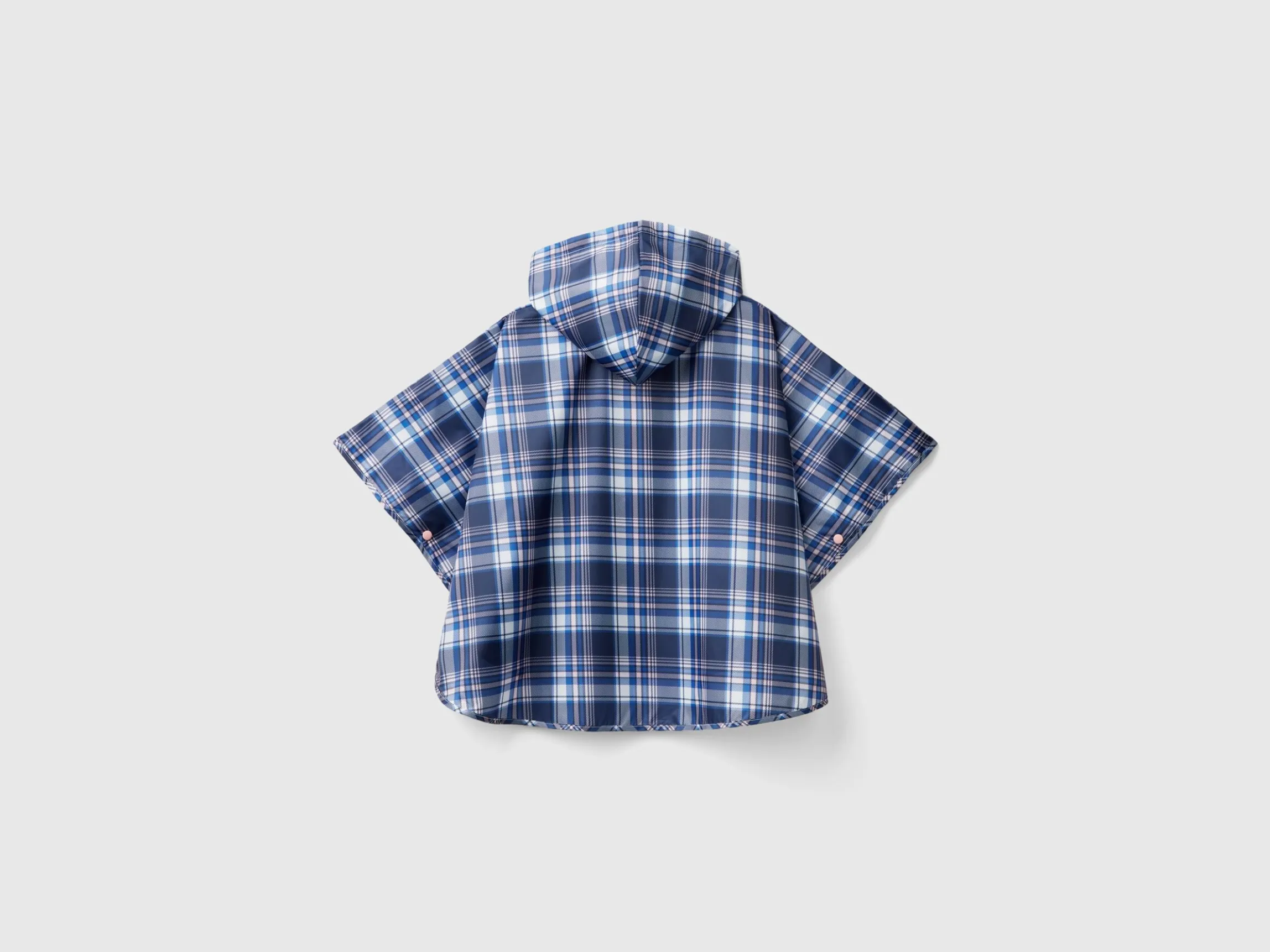 Patterned rain poncho