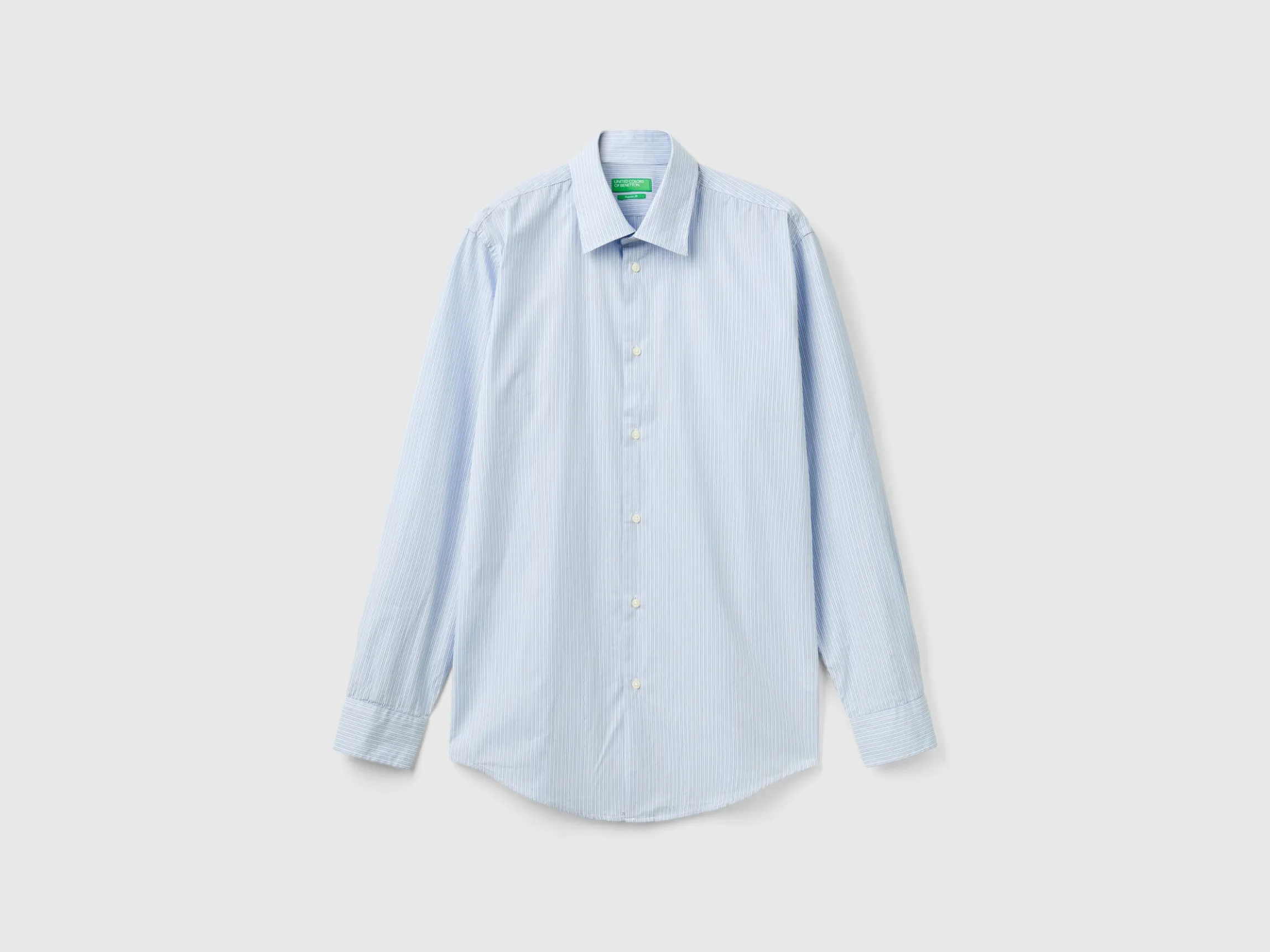 Patterned shirt in organic cotton