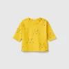 Patterned t-shirt in warm organic cotton
