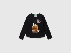 ©Peanuts t-shirt with print and sequins