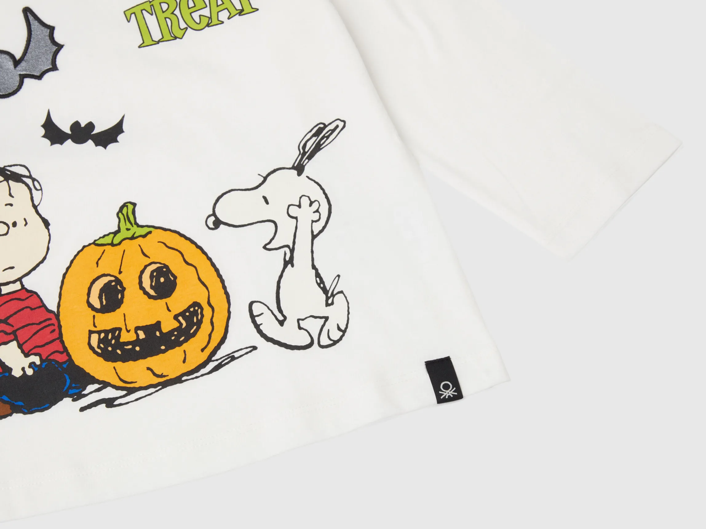 ©Peanuts t-shirt with print and embroidery