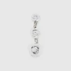 Pendant earrings with roses