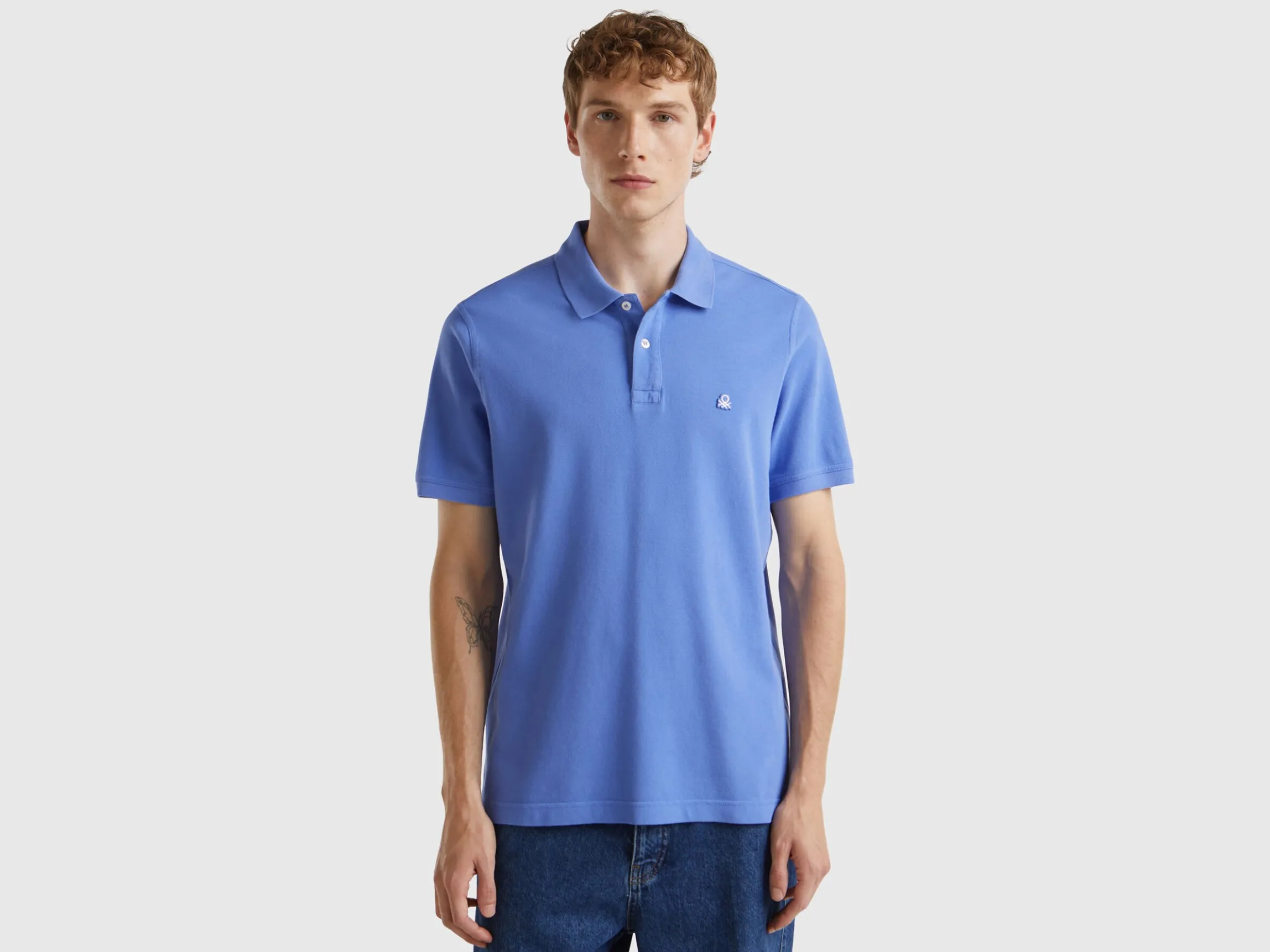 Periwinkle regular fit polo
