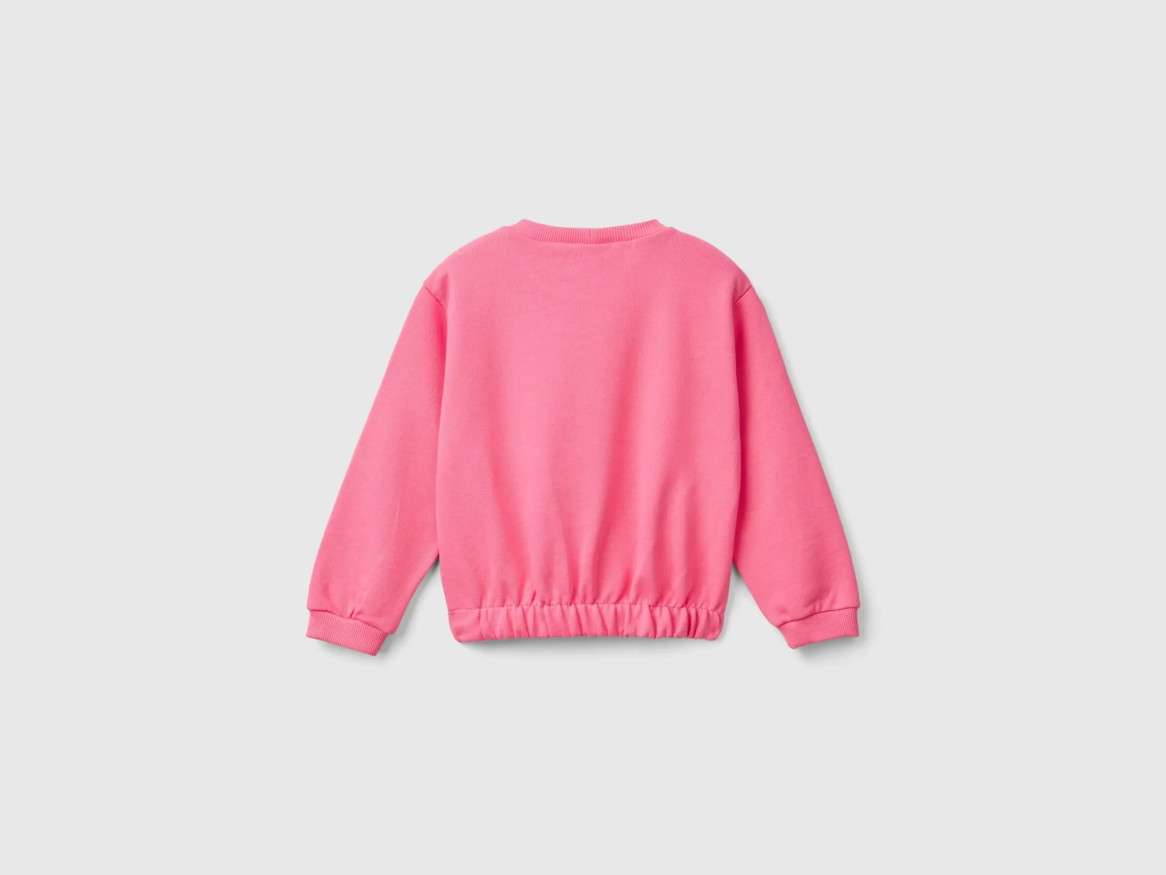 Pink Barbie sweatshirt with glossy print
