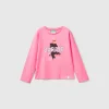 Pink Barbie t-shirt with glossy print
