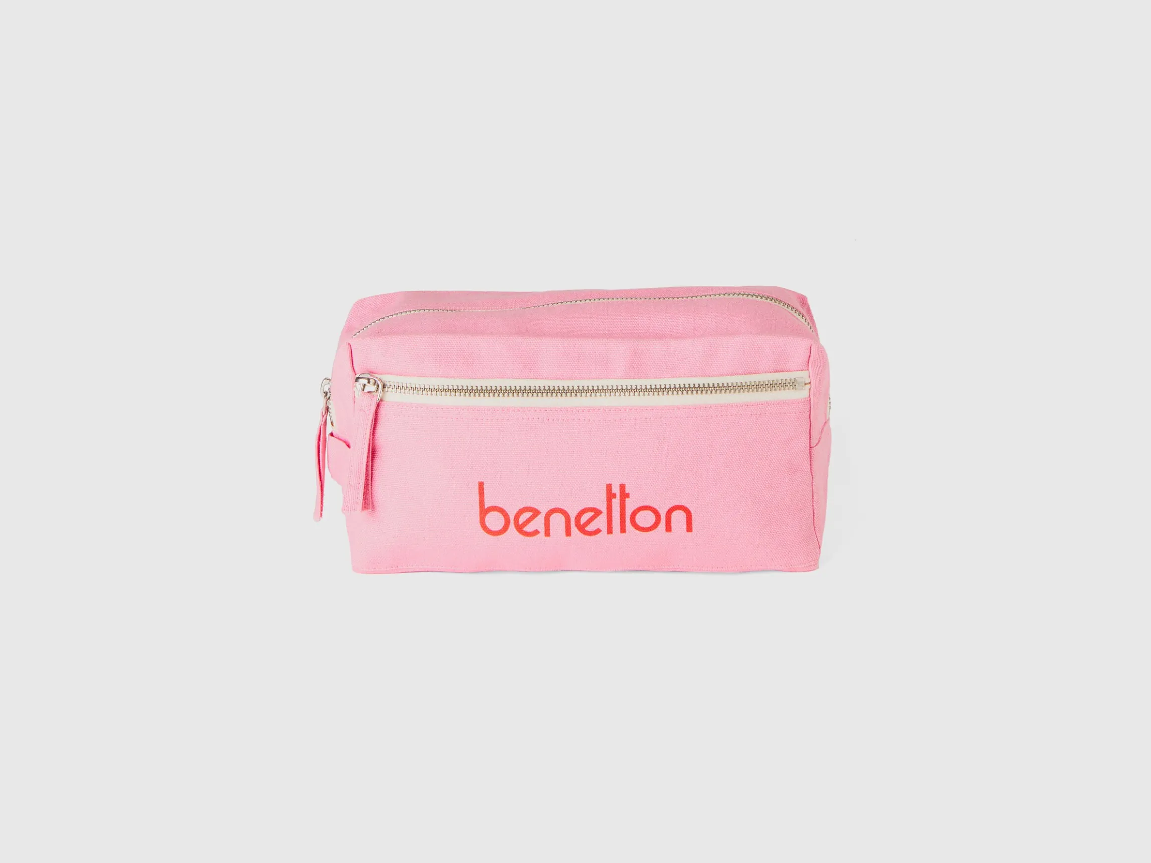 Pink beauty case in pure cotton