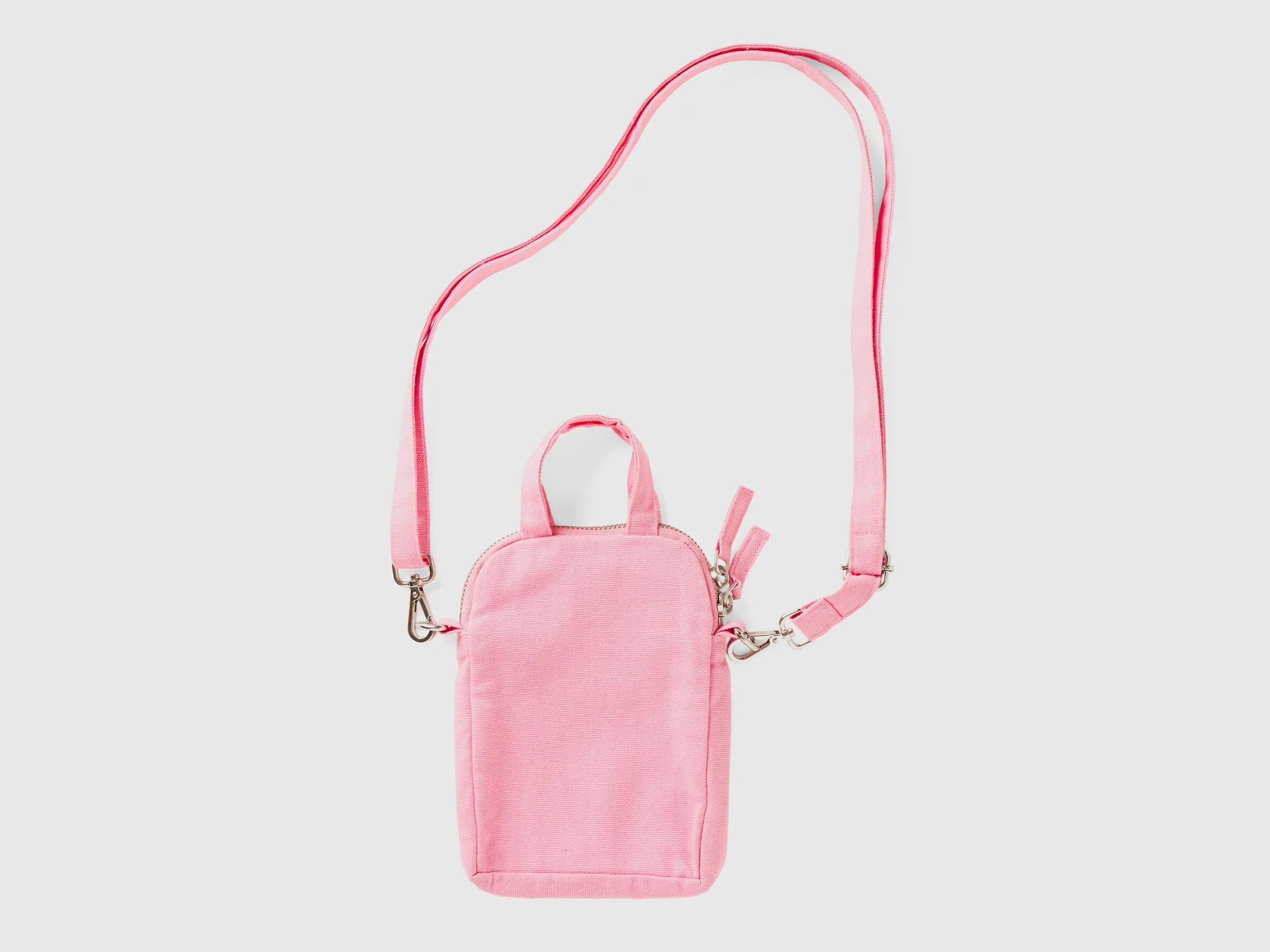 Pink cell phone holder in pure cotton