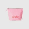 Pink clutch in pure cotton