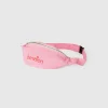 Pink pouch in pure cotton