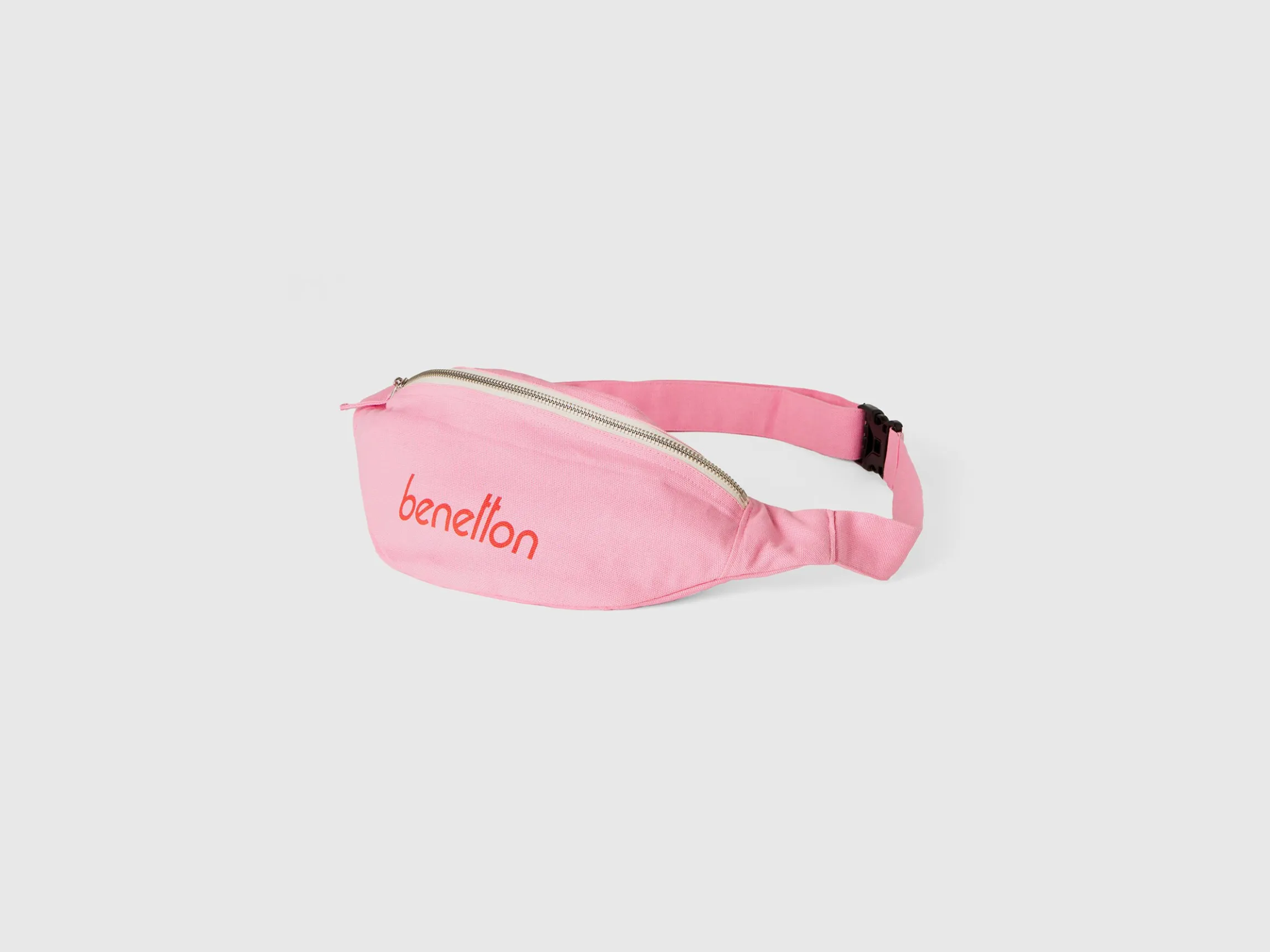 Pink pouch in pure cotton