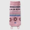 Pink sweater for dogs