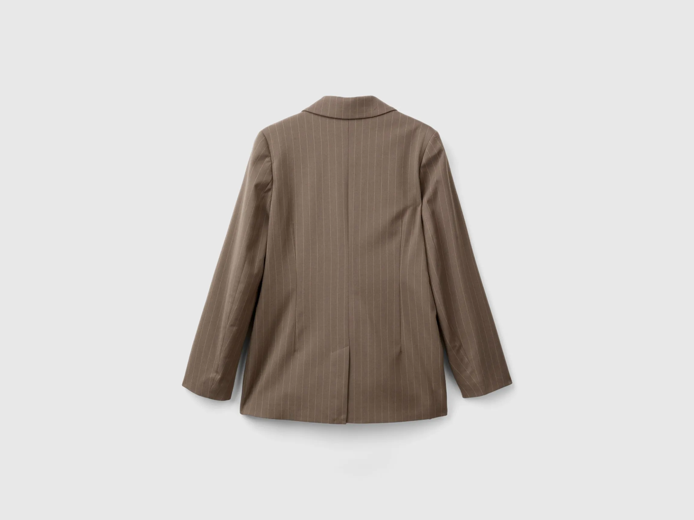 Pinstripe blazer in viscose blend