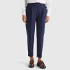Pinstripe flannel trousers