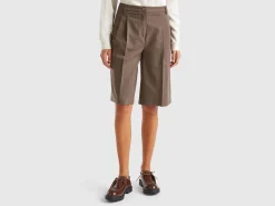 Pinstriped bermudas