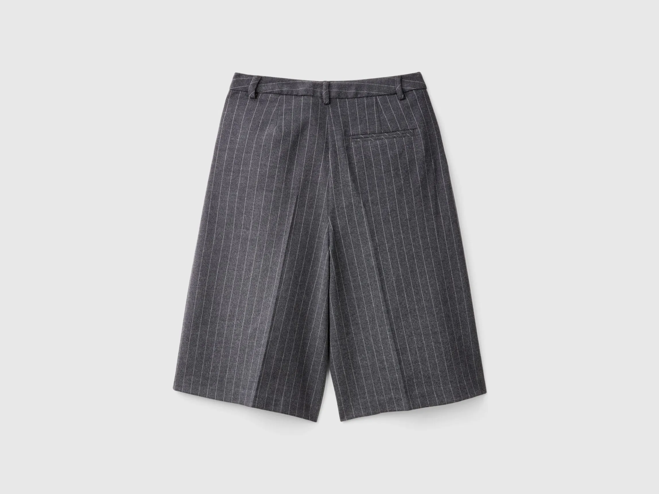 Pinstriped bermudas