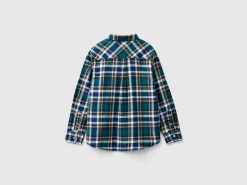 Plaid shirt in 100% cotton