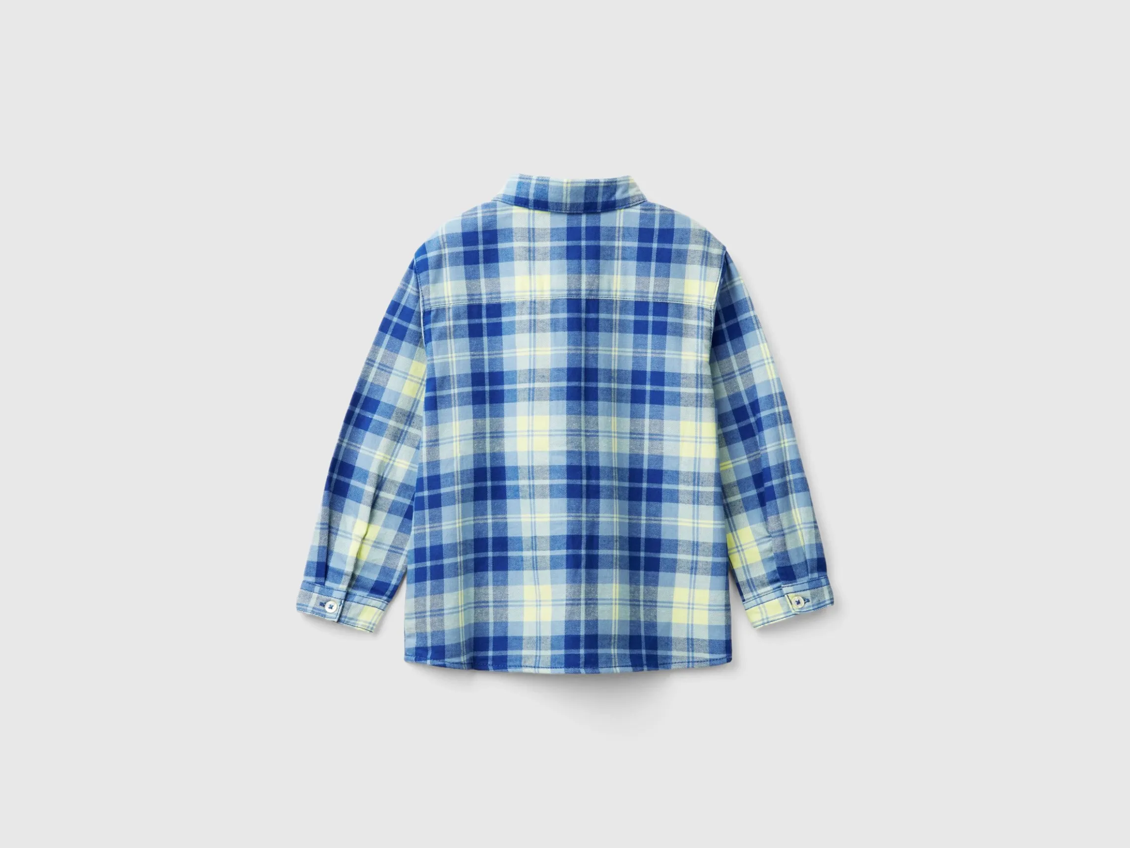 Plaid shirt in 100% cotton