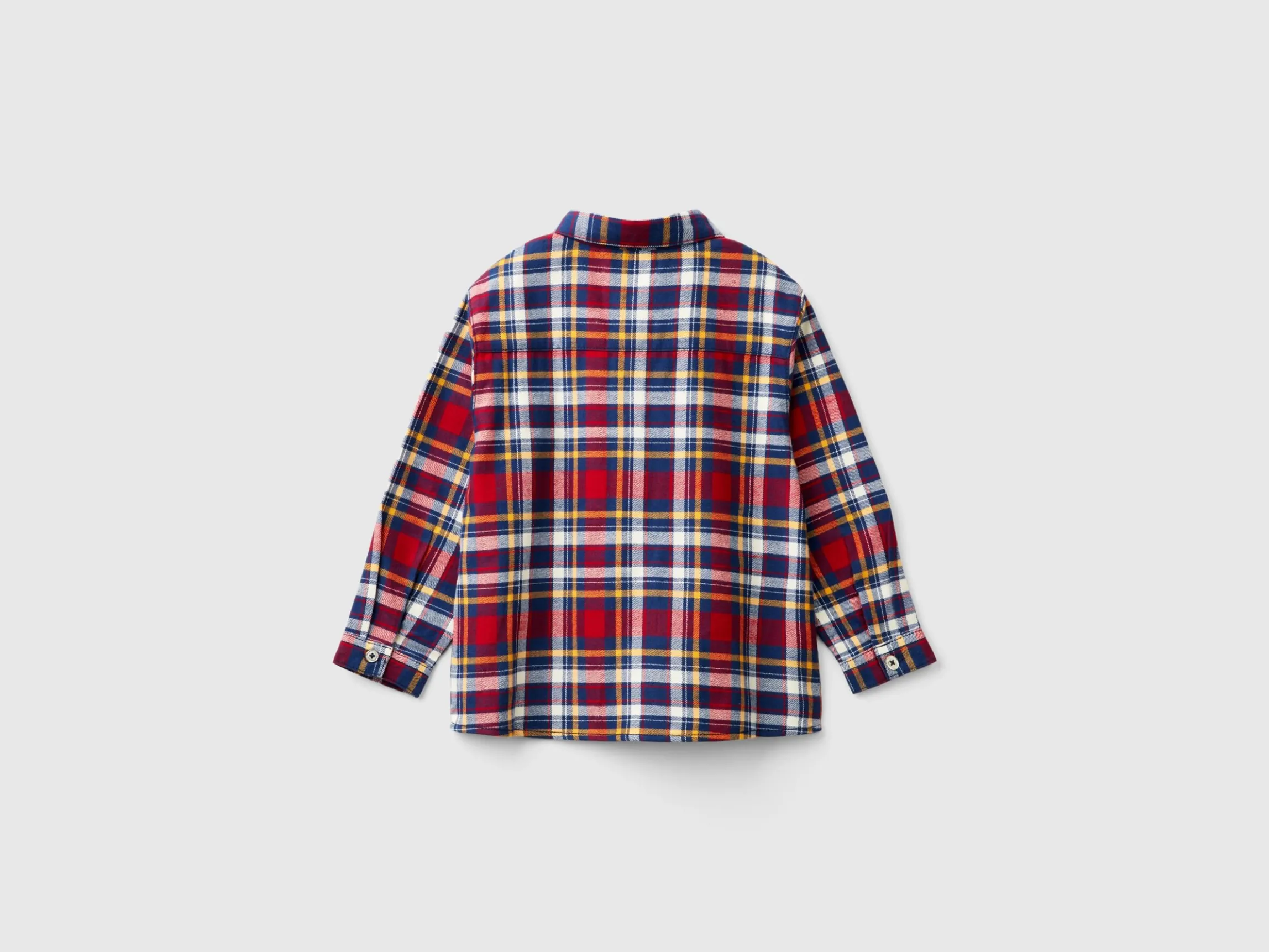 Plaid shirt in 100% cotton