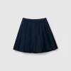 Pleated skirt in flannel