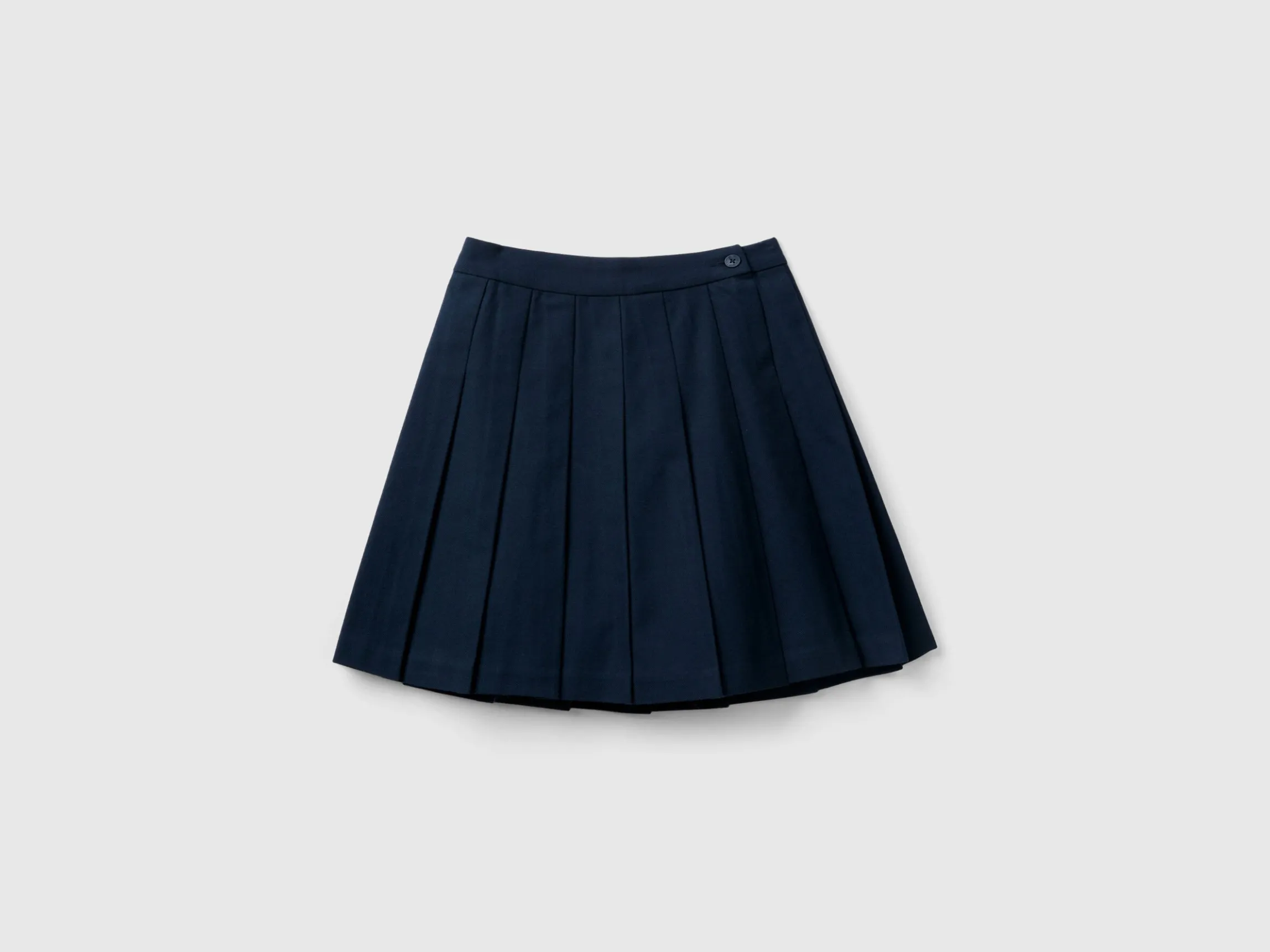 Pleated skirt in flannel